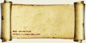 Žaklina Vučićević vizit kartica